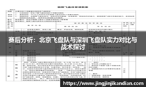赛后分析：北京飞盘队与深圳飞盘队实力对比与战术探讨